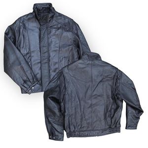 Vintage Leather Jacket London Fog Size XL